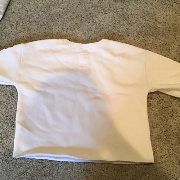 Cropped fleece Lind crew neck - Picture 3 of 5